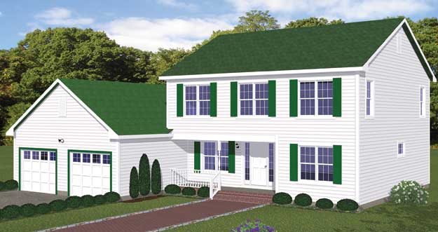 Plan #415-02 - 6 Bedroom,  3 Bath, 2438/Sqft Ranch