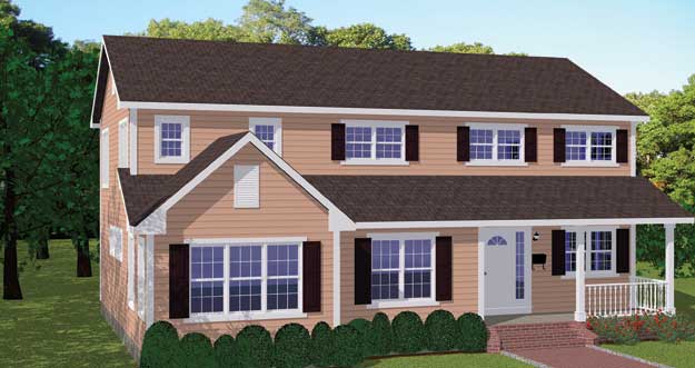Plan # 804 - 5 Bedroom,  4 Bath, 2684/Sqft Traditional