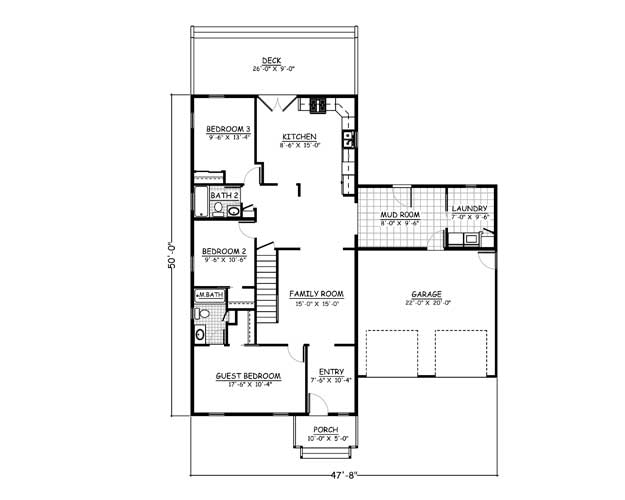 Free Home Plans - New Line Home Design Plan # 820 - 5 Bedroom, 4 Bath ...