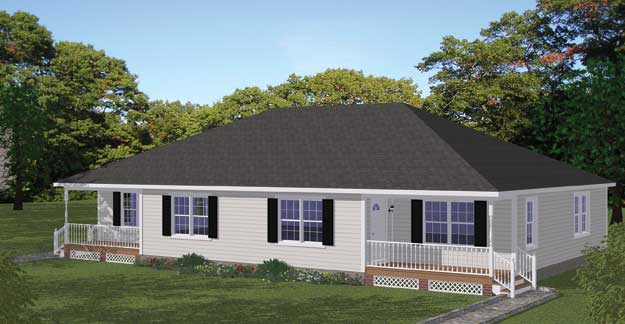 Plan # 901 - 2 Unit, 1872/Sqft Duplex