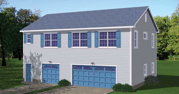 Plan # 939 - 2 Bedroom,  1 Bath, 1260/Sqft Garage / Apt