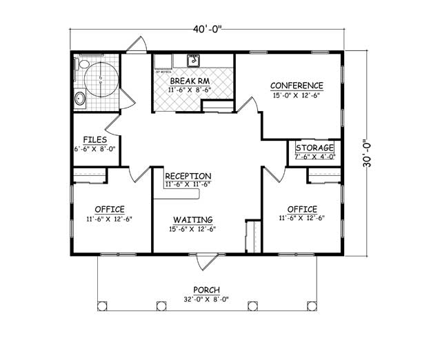 Free Home Plans - New Line Home Design Plan # 948 - 1 Tenant, 1328/Sqft ...