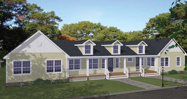 Plan # 957 - 4 Bedroom,  3.5 Bath, 2300/Sqft Mother/Daughter