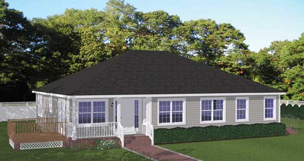 Plan # 958 - 4 Bedroom,  3 Bath, 1936/Sqft Mother/Daughter